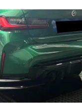 Carbonado DryCF MTN Style Rear Diffuser Lip w/ Winglets BMW M3 | M4 2021-2024                                     - DRYCFG8X-OD-MTN-RL SET - Image 5