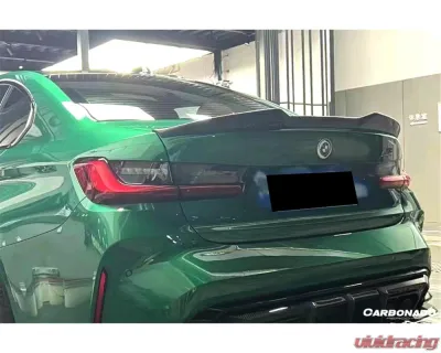 Carbonado Carbon Fiber Trunk Spoiler for BMW M3 G80 2021-2024, MTN Style, DRYCF Material - DRYCFG8X-OD-MTN-TS