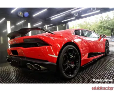Lamborghini Huracan Carbonado DryCF MSY Style Trunk Spoiler Wing 2015-2025 - DRYCFHURACAN-MAN-MSY-W