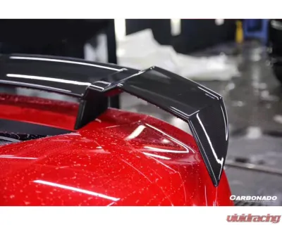 Lamborghini Huracan Carbonado DryCF MSY Style Trunk Spoiler Wing 2015-2025 - DRYCFHURACAN-MAN-MSY-W