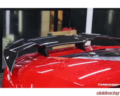 Lamborghini Huracan Carbonado DryCF MSY Style Trunk Spoiler Wing 2015-2025 - DRYCFHURACAN-MAN-MSY-W