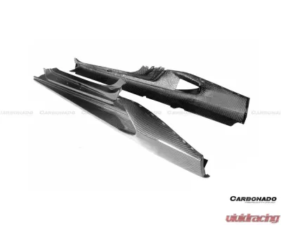 Carbonado DryCF Matte N Style Side Skirts Lamborghini Huracan 2015-2025 - MTDRYCFHURACANEVO-OD-N-SS
