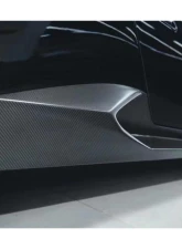 Carbonado DryCF Matte N Style Side Skirts Lamborghini Huracan 2015-2025                                     - MTDRYCFHURACANEVO-OD-N-SS - Image 5