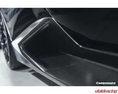 Carbonado DryCF Matte N Style Side Skirts Lamborghini Huracan 2015-2025 - MTDRYCFHURACANEVO-OD-N-SS
