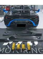 Carbonado DryCF Matte N Style Side Skirts Lamborghini Huracan 2015-2025                                     - MTDRYCFHURACANEVO-OD-N-SS - Image 8