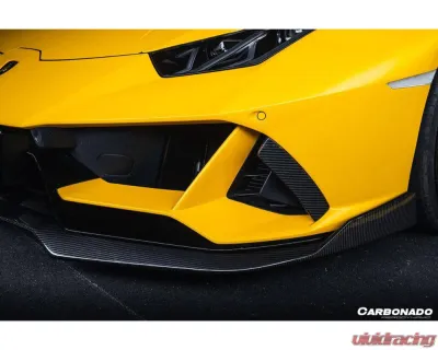 Lamborghini Huracan EVO 2019-2023 Carbonado DryCF OD Style Front Lip, Part No: HuracanEVO-OD-FL - DRYCFHuracanEVO-OD-FL
