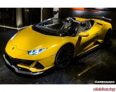 Lamborghini Huracan EVO 2019-2023 Carbonado DryCF OD Style Front Lip, Part No: HuracanEVO-OD-FL - DRYCFHuracanEVO-OD-FL