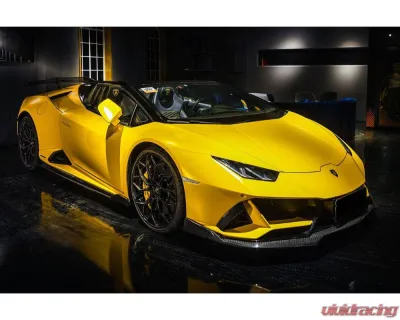 Lamborghini Huracan EVO 2019-2023 Carbonado DryCF OD Style Front Lip, Part No: HuracanEVO-OD-FL - DRYCFHuracanEVO-OD-FL