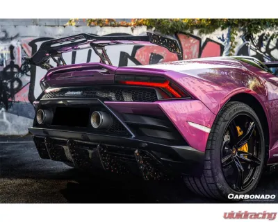 Carbonado DryCF OD Style Rear Diffuser Lamborghini Huracan EVO 2019-2023 - DRYCFHuracanEVO-OD-RD