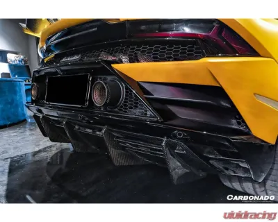 Carbonado DryCF OD Style Rear Diffuser Lamborghini Huracan EVO 2019-2023 - DRYCFHuracanEVO-OD-RD