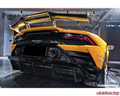 Carbonado DryCF OD Style Rear Diffuser Lamborghini Huracan EVO 2019-2023 - DRYCFHuracanEVO-OD-RD
