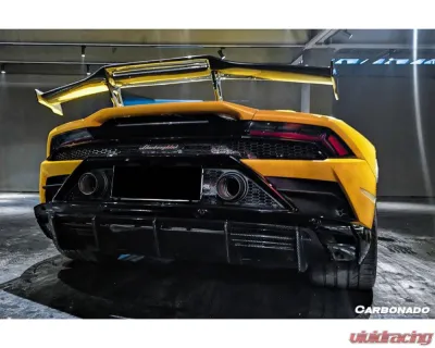 Carbonado DryCF OD Style Rear Diffuser Lamborghini Huracan EVO 2019-2023 - DRYCFHuracanEVO-OD-RD