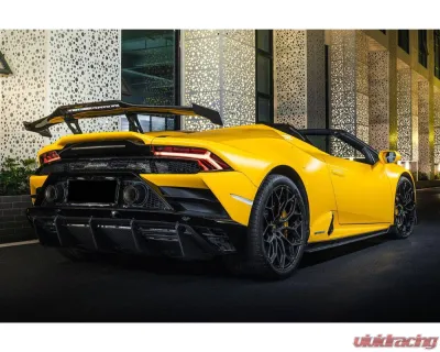 Carbonado DryCF OD Style Rear Diffuser Lamborghini Huracan EVO 2019-2023 - DRYCFHuracanEVO-OD-RD
