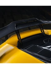 Lamborghini Huracan DryCF OD Style Carbon Fiber Spoiler 2015-2025 LP610 LP580 EVO Tecnica                                     - DRYCFHuracanEVO-OD-W - Image 4
