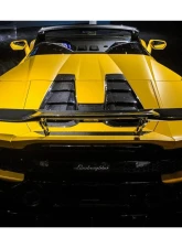 Lamborghini Huracan DryCF OD Style Carbon Fiber Spoiler 2015-2025 LP610 LP580 EVO Tecnica                                     - DRYCFHuracanEVO-OD-W - Image 5