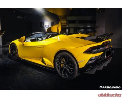 Lamborghini Huracan DryCF OD Style Carbon Fiber Spoiler 2015-2025 LP610 LP580 EVO Tecnica - DRYCFHuracanEVO-OD-W