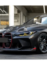 Carbonado DryCF CSL Style Front Lip for BMW M3 G80 G81 M4 G82 G83 2021+                                     - DRYCFM3MAGBXODCSL-FL - Image 11