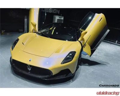 Maserati MC20 Carbonado DryCF Front Lip 2020-2024 OEM Style Part No: MC20-MANOE-FL - DRYCFMC20-MANOE-FL