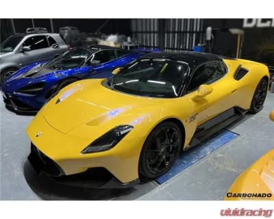 Maserati MC20 Carbonado DryCF Front Lip 2020-2024 OEM Style Part No: MC20-MANOE-FL - DRYCFMC20-MANOE-FL