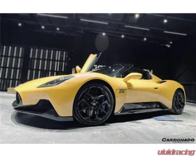 Maserati MC20 Carbonado DryCF Front Lip 2020-2024 OEM Style Part No: MC20-MANOE-FL - DRYCFMC20-MANOE-FL