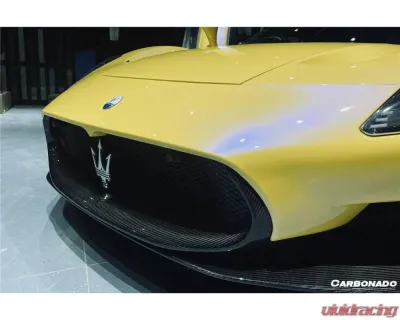 Maserati MC20 Carbonado DryCF Front Lip 2020-2024 OEM Style Part No: MC20-MANOE-FL - DRYCFMC20-MANOE-FL