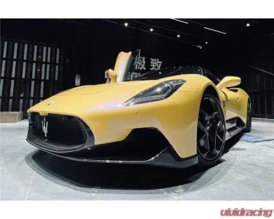 Maserati MC20 Carbonado DryCF Front Lip 2020-2024 OEM Style Part No: MC20-MANOE-FL - DRYCFMC20-MANOE-FL