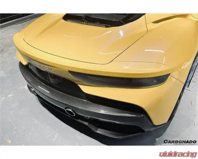 Carbonado DryCF OEM Style Rear Lip Diffuser Maserati MC20 2020-2024 - DRYCFMC20-MANOE-RD