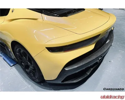 Carbonado DryCF OEM Style Rear Lip Diffuser Maserati MC20 2020-2024 - DRYCFMC20-MANOE-RD