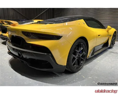 Carbonado DryCF OEM Style Rear Lip Diffuser Maserati MC20 2020-2024 - DRYCFMC20-MANOE-RD