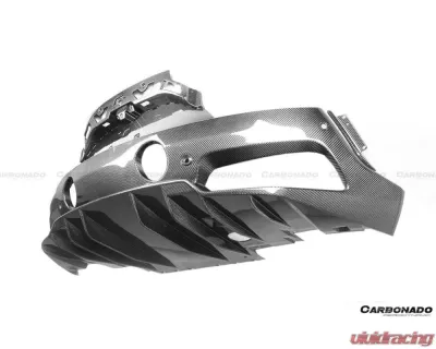 Carbonado DryCF OEM Style Rear Lip Diffuser Maserati MC20 2020-2024 - DRYCFMC20-MANOE-RD