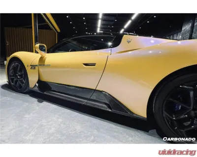 Carbonado DryCF OEM Style Side Skirts Maserati MC20 2020-2024 - DRYCFMC20-MANOE-SS