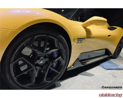 Carbonado DryCF OEM Style Side Skirts Maserati MC20 2020-2024 - DRYCFMC20-MANOE-SS