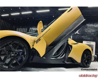 Carbonado DryCF OEM Style Side Skirts Maserati MC20 2020-2024 - DRYCFMC20-MANOE-SS