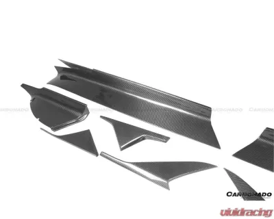 Carbonado DryCF OEM Style Side Skirts Maserati MC20 2020-2024 - DRYCFMC20-MANOE-SS