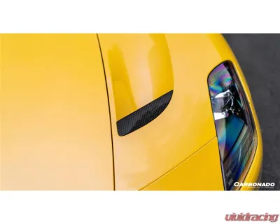 Maserati MC20 Carbonado Dry Carbon Fiber NVT Style Fender Vents 2020-2024 - DRYCFMC20-OD-NVT-FDV