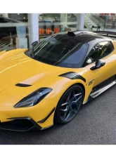 Maserati MC20 Carbonado Dry Carbon Fiber NVT Style Fender Vents 2020-2024                                     - DRYCFMC20-OD-NVT-FDV - Image 5