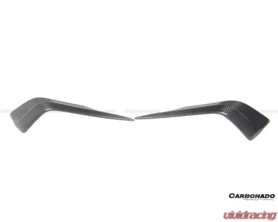 Carbonado Dry Carbon Fiber Front Lip Splitter for Maserati MC20 2020-2024 NVT Style - DRYCFMC20-OD-NVT-FLS