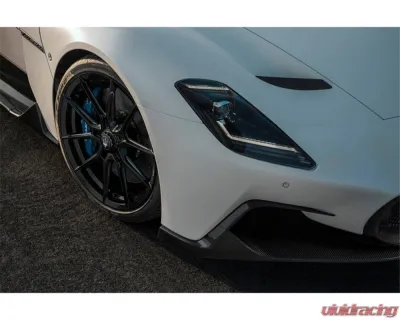 Carbonado Dry Carbon Fiber Front Lip Splitter for Maserati MC20 2020-2024 NVT Style - DRYCFMC20-OD-NVT-FLS
