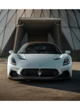 Carbonado Dry Carbon Fiber Front Lip Splitter for Maserati MC20 2020-2024 NVT Style                                     - DRYCFMC20-OD-NVT-FLS - Image 15