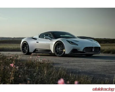 Carbonado Dry Carbon Fiber Front Lip Splitter for Maserati MC20 2020-2024 NVT Style - DRYCFMC20-OD-NVT-FLS