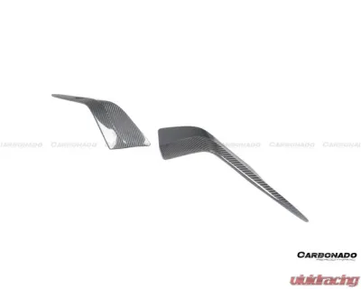 Carbonado Dry Carbon Fiber Front Lip Splitter for Maserati MC20 2020-2024 NVT Style - DRYCFMC20-OD-NVT-FLS