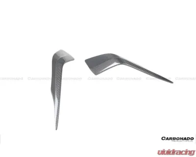 Carbonado Dry Carbon Fiber Front Lip Splitter for Maserati MC20 2020-2024 NVT Style - DRYCFMC20-OD-NVT-FLS