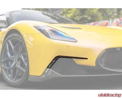 Carbonado Dry Carbon Fiber Front Lip Splitter for Maserati MC20 2020-2024 NVT Style - DRYCFMC20-OD-NVT-FLS