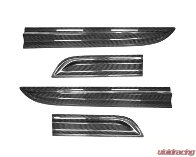 Carbonado DryCF GTS Style Door Trims Porsche Macan 2014-2024 - DRYCFMacan-KG-GTS-DT