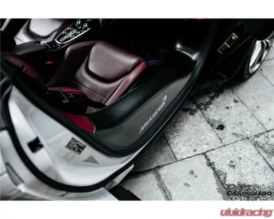 Carbonado DryFGCF WP Style Door Sills McLaren GT 2020-2023 - DRYFGCFMcLarenGT-DS