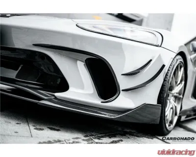 McLaren Carbonado DryCF WP Style Front Bumper Air Vents 2020-2023 McLaren GT - DRYCFMcLarenGT-FBAV