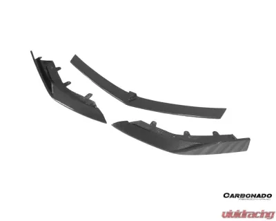 McLaren Carbonado DryCF WP Style Front Lip for McLaren GT 2020-2023, Part No: DRYCFMcLarenGT-FL - DRYCFMcLarenGT-FL