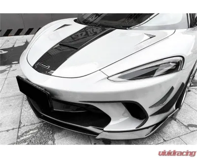 McLaren Carbonado DryCF WP Style Front Lip for McLaren GT 2020-2023, Part No: DRYCFMcLarenGT-FL - DRYCFMcLarenGT-FL