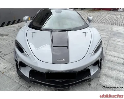 McLaren Carbonado DryCF WP Style Front Lip for McLaren GT 2020-2023, Part No: DRYCFMcLarenGT-FL - DRYCFMcLarenGT-FL
