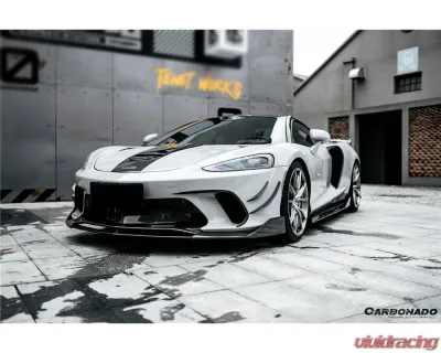 McLaren Carbonado DryCF WP Style Front Lip for McLaren GT 2020-2023, Part No: DRYCFMcLarenGT-FL - DRYCFMcLarenGT-FL